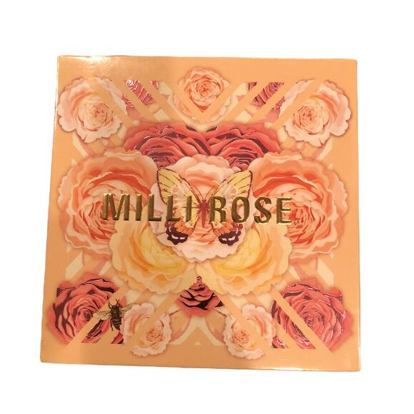 MILLI ROSE PALETTE In BLOOM HEAT eyeshadow New Sealed Never Opened - Picture 2 of 3